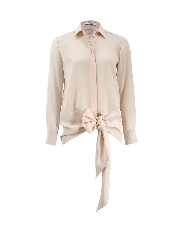Tie Side Blouse Traditional Women's 