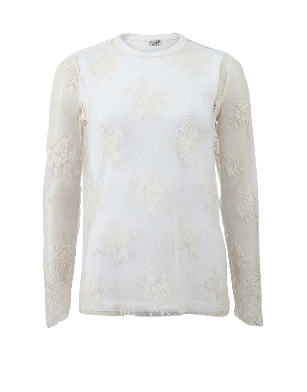 Lace With Jersey Tank Modern Women's 