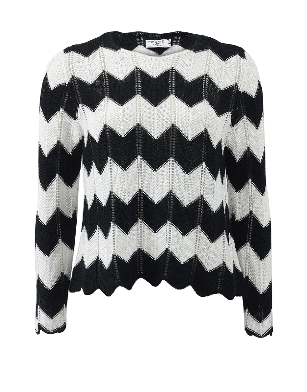 Le Crochet Zig-Zag Sweater Scandinavian