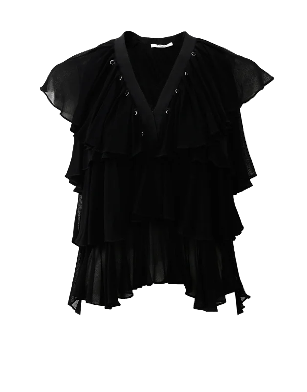 Tiered Ruffle Top Vacation