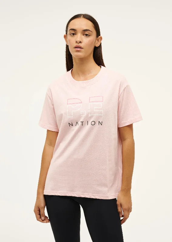 HEADS UP TEE IN CRYSTAL ROSE Dynamic Women's High - energy