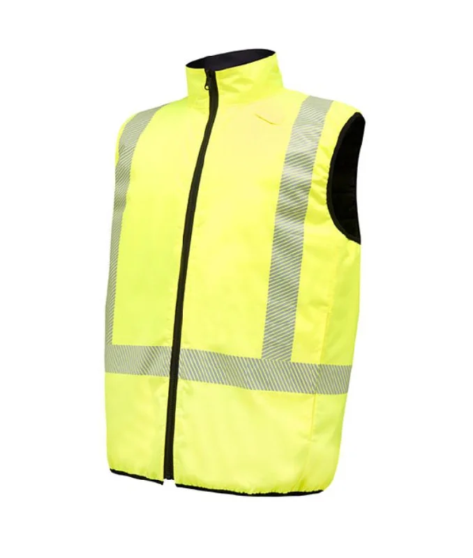 Hi Vis Reversible Puffer Vest Rugged Women's Outdoor 