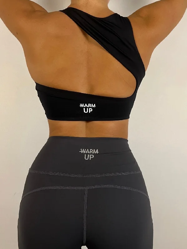 Black Elevate Crop Vintage Women's 1970S 