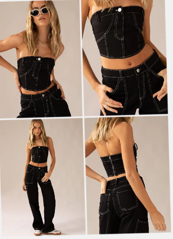 Nailed It Tube Top - Pitch Preppy Women's College