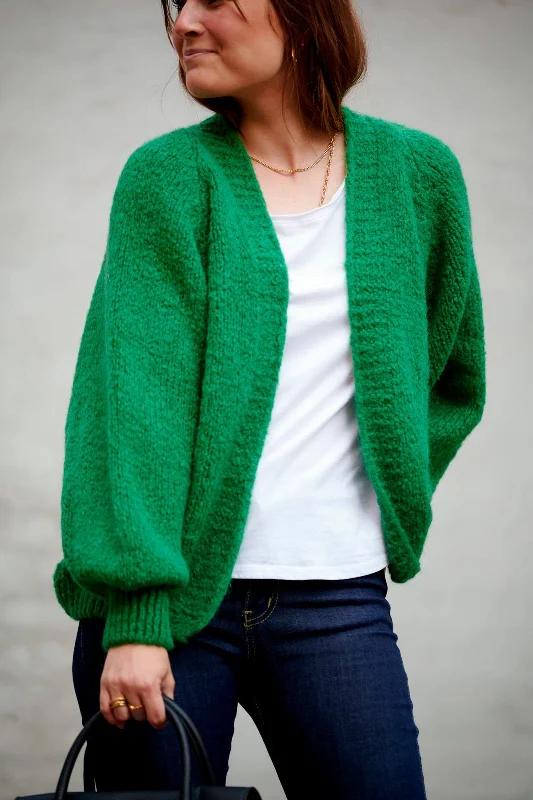 Noella - Fora Knit Cardigan - Green Sophisticated Women's Tailored