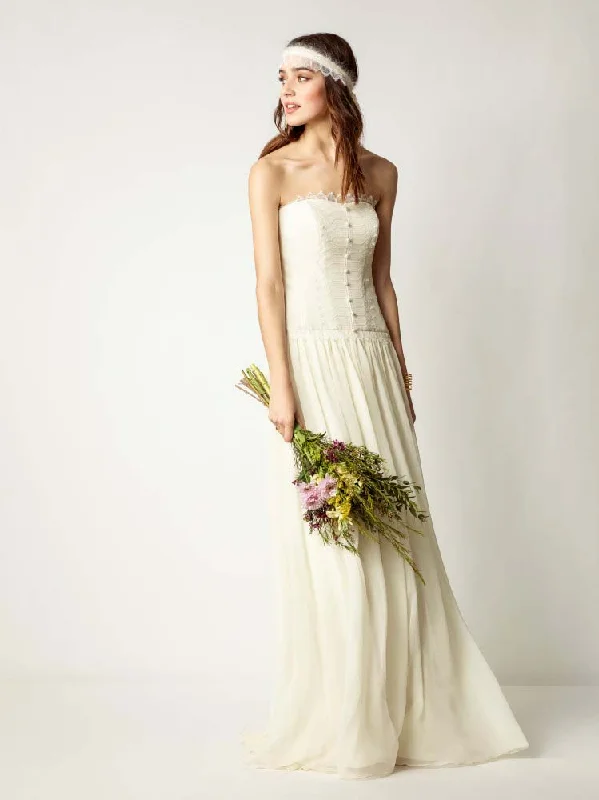 Online Wedding Dress #Elvis Monochromatic All - in - one