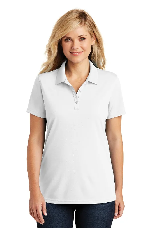 Port Authority Womens Dry Zone Moisture Wicking Short Sleeve Polo Shirt - White Vacation Port Authority Womens Dry Zone Moisture Wicking Short Sleeve Polo Shirt - White Vacation