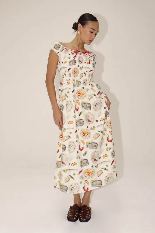 Zara Printed Midi Dress Cool Women's Distressed