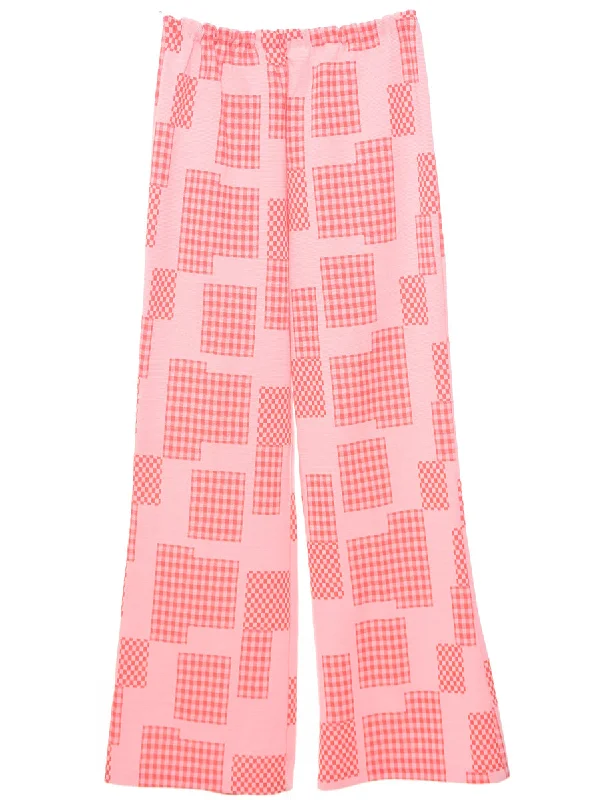 Checked Pattern Trousers - W26 L28 Adventure