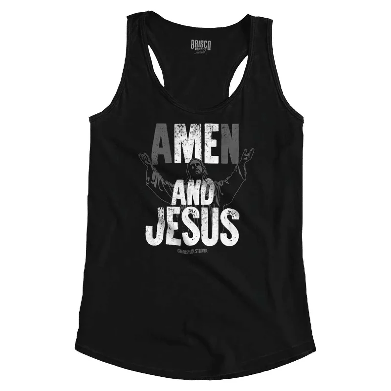 Me and Jesus Racerback Sophisticated Women's Tailored