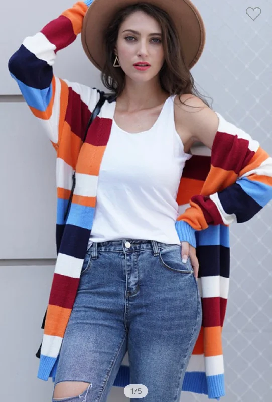 Multicolor Cardigan Disco