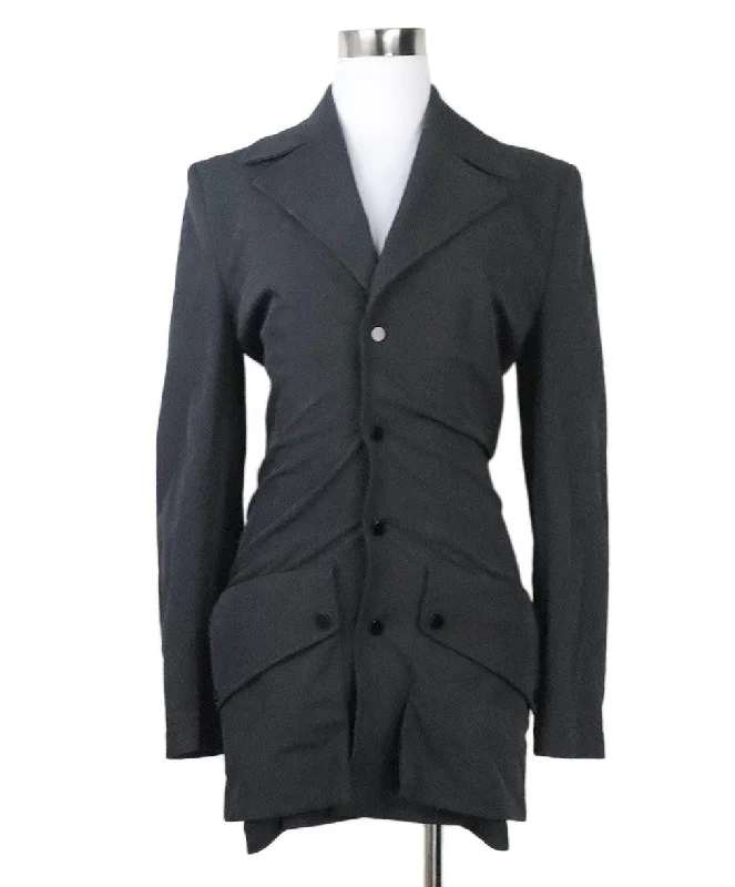 Bottega Veneta Black Nylon Jacket sz 2 purpose