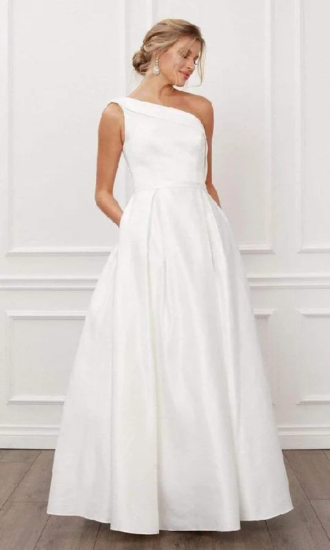 Nox Anabel - One Shoulder A-Line Evening Dress E469 Dapper Women's 1920S