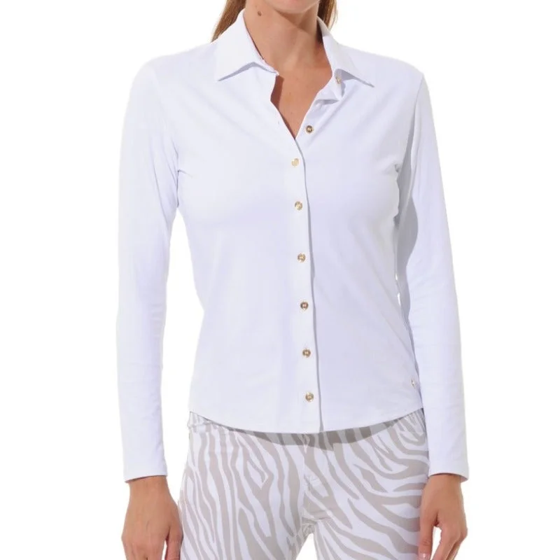 MDC L/S Relaxed Shirt - White Sustainable Organic