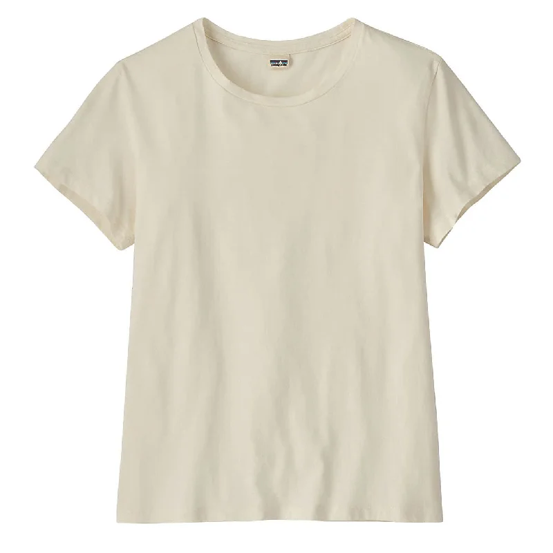 Patagonia Womens Regenerative Organic Certified Cotton Tee Undyed Natural Relaxed Women's 