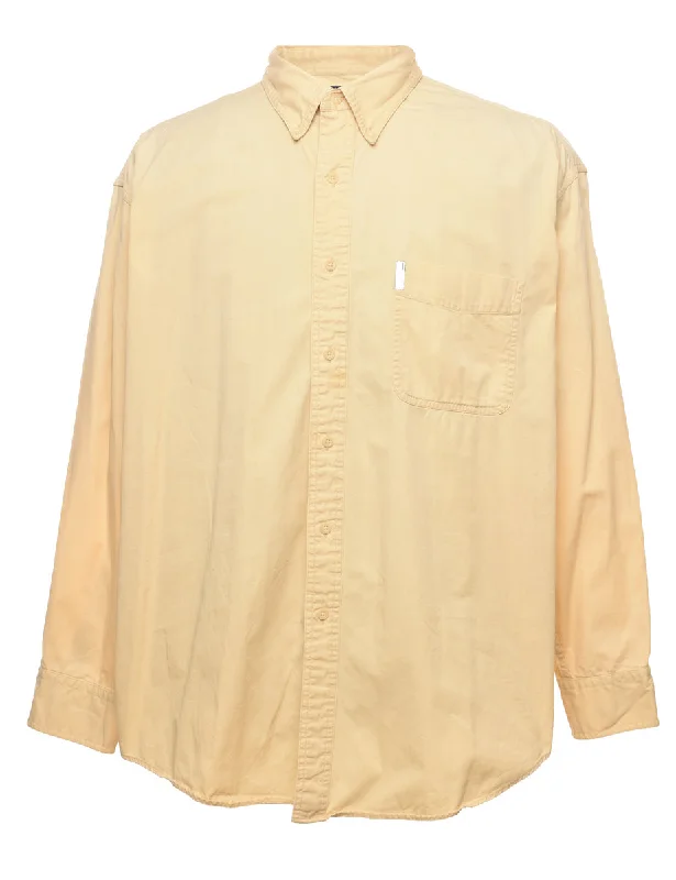 Chaps Pale Yellow Ralph Lauren Shirt - XL Bohemian Women's Free