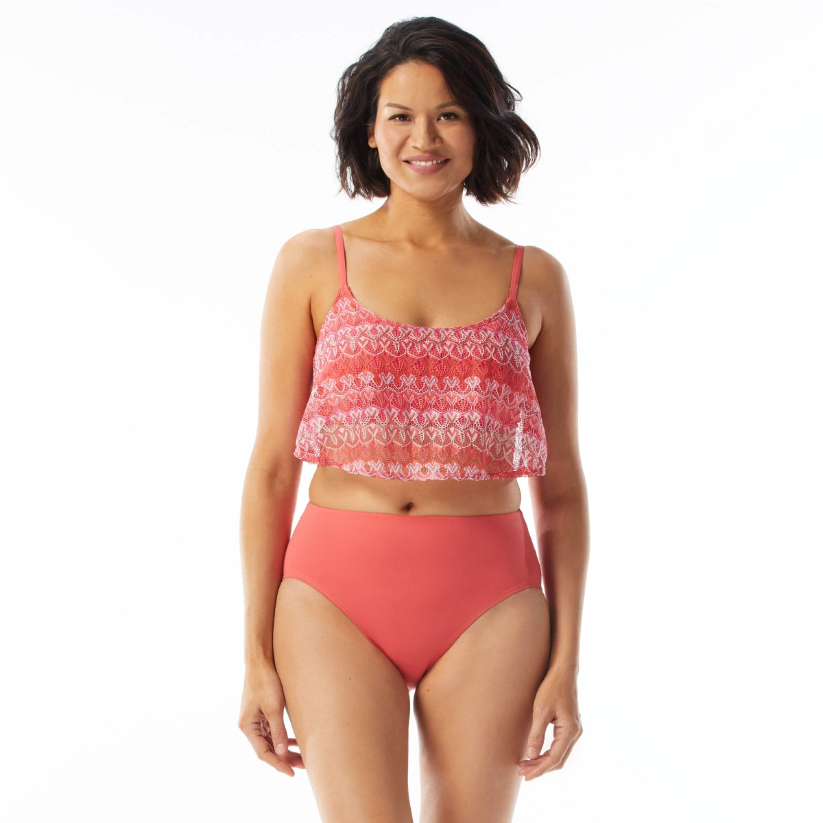 SALE Coco Contours Summer Crochet Bondi Underwire Top Cozy Women's Sherpa - lined