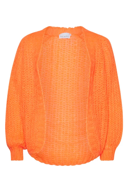 Noella - Joseph Cardigan Solid - Orange Luxurious Women's High -  end