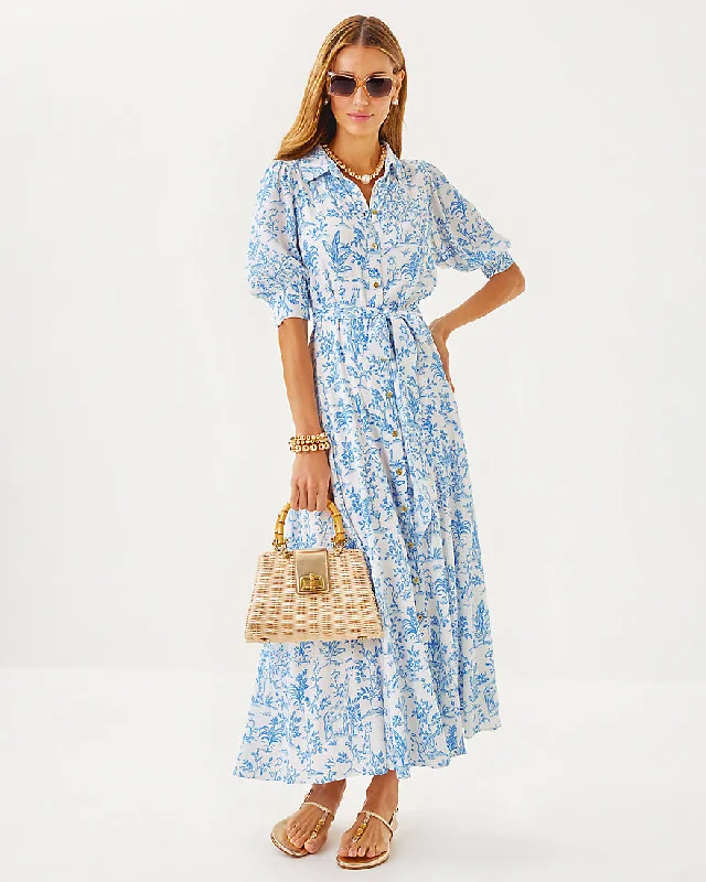 Larkyn Midi Shirtdress Practical Women's Multi - 