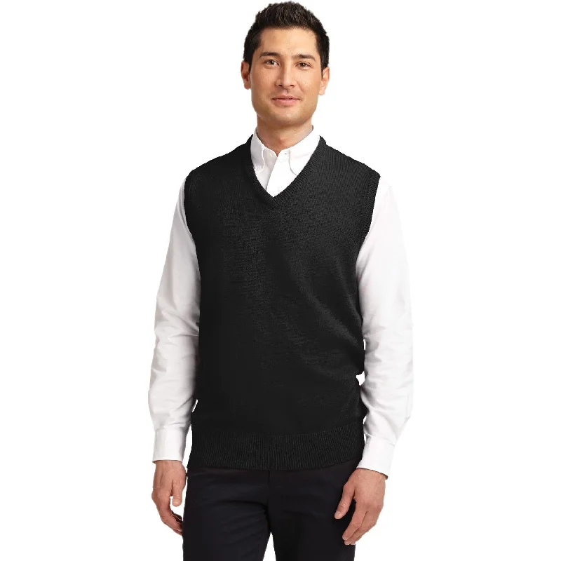 CLOSEOUT - Port Authority Value V-Neck Sweater Vest Earthy Women's Hemp - based