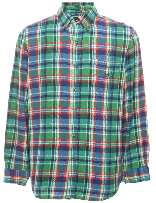 Chaps Checked Shirt - M Refined Women's Velvet