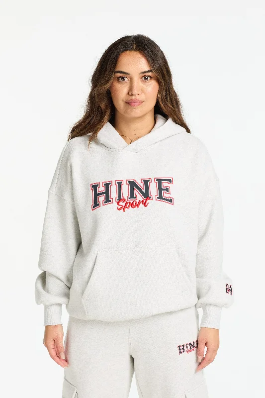 VARSITY 2.0 HOODIE GREY MARLE Youthful Women's Anime - inspired
