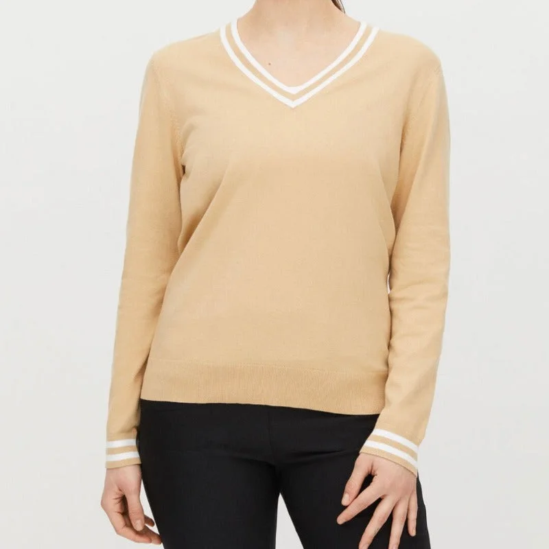 Rohnisch Adele Knit Sweater - Beige Sand Country