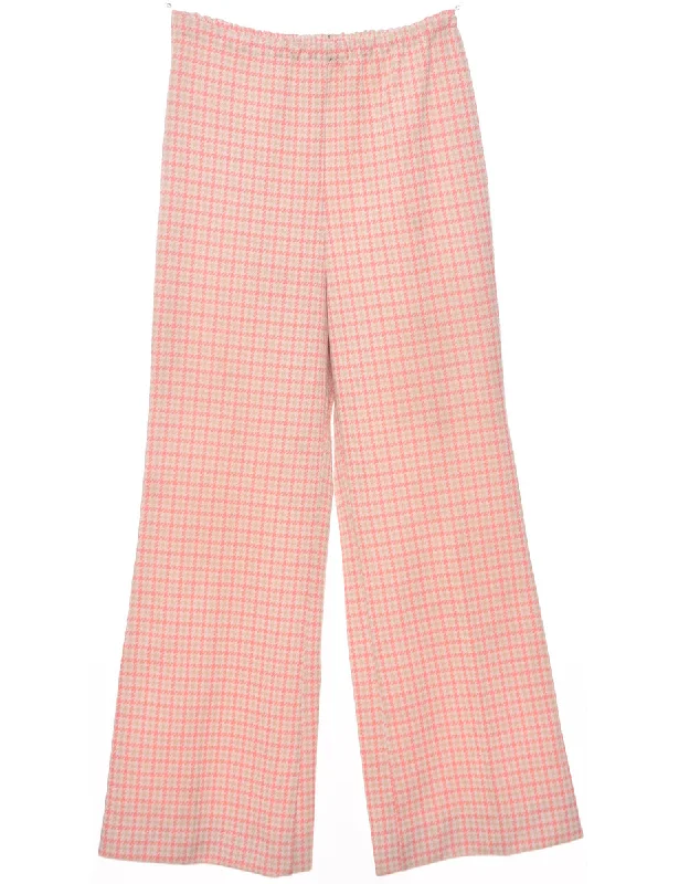 Checked Pattern Trousers - W26 L26 Rugged Women's Outdoor 