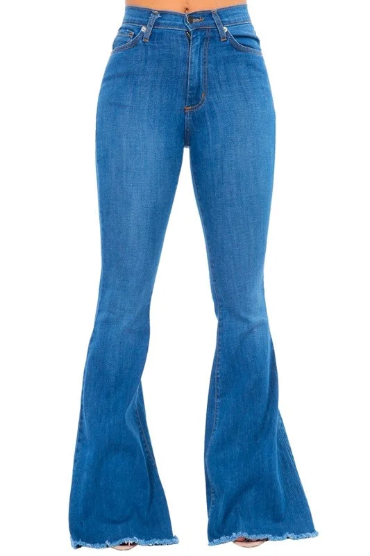 Bell Bottom Jean in Medium Blue Street