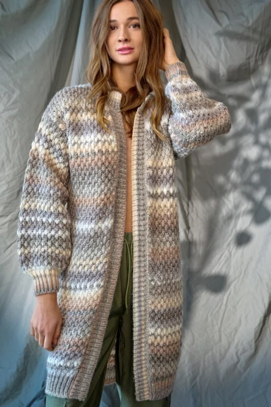 Noella - Gio Cardigan - Sand Mix Lurex Cool Women's Skate