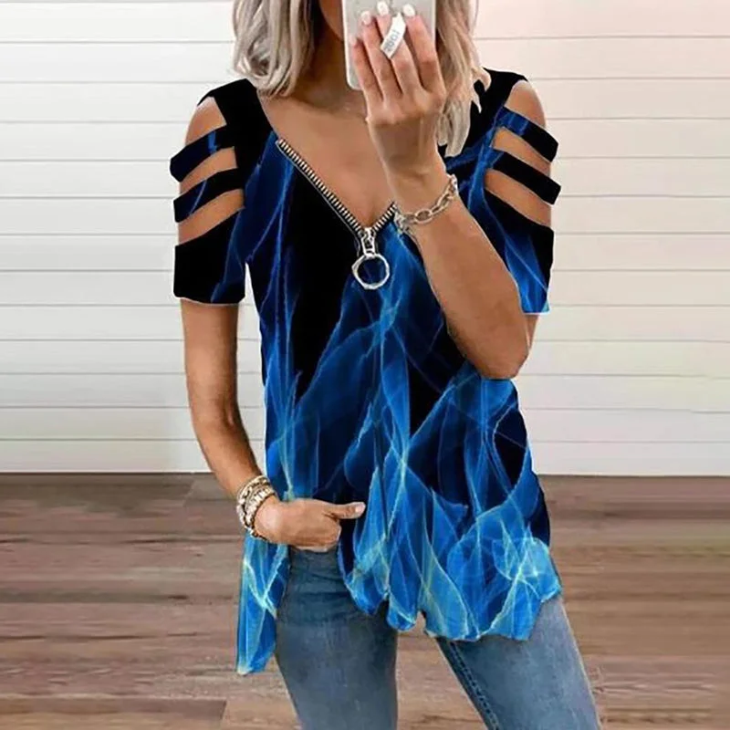 Julia Fashion - Summer Women Fashion Casual Tshirts Australian Beach