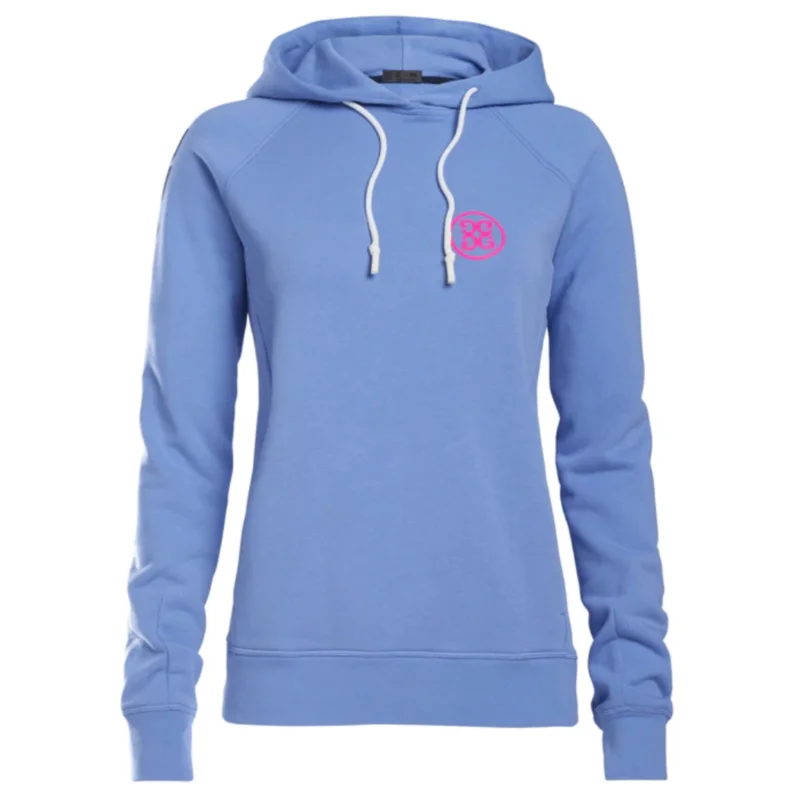 G/FORE Pray For Birdies Hoodie - Danube Blue Feminine Women's Style 