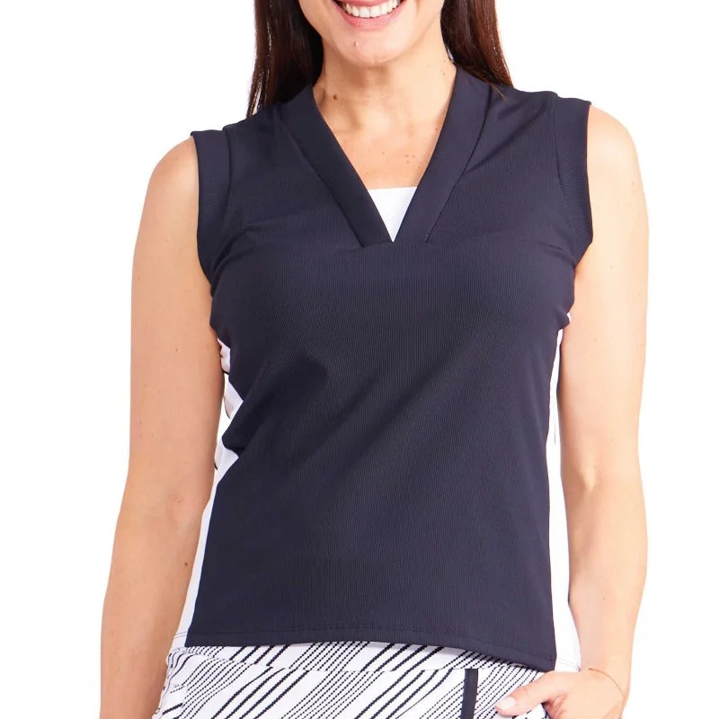 Kinona Take a Ribbing S/L Top - Black Traditional Women's Wool