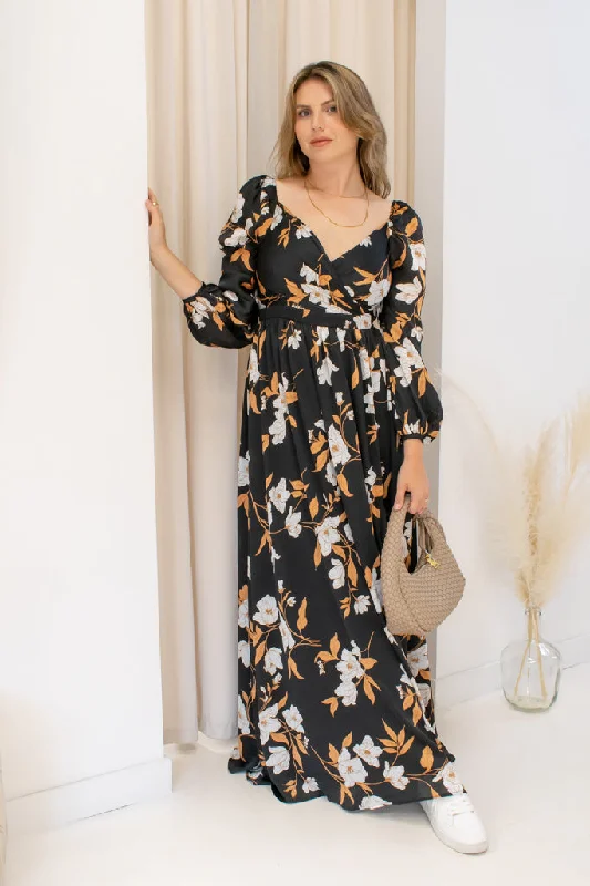 NEW FAITH FLORAL MAXI Confident Women's High - fashion