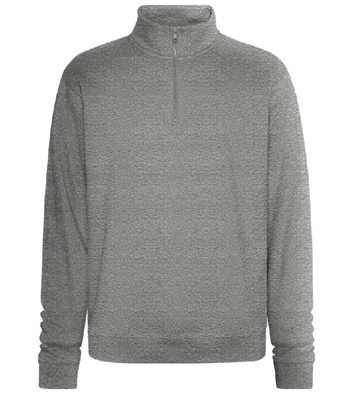 Unisex Premium Pullover mit Zipperkragen performance