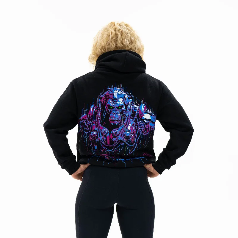 Cyberback Pull Hoodie Polished Women's Silk