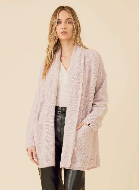 Bixby Cashmere Cardigan - Orchid Gym