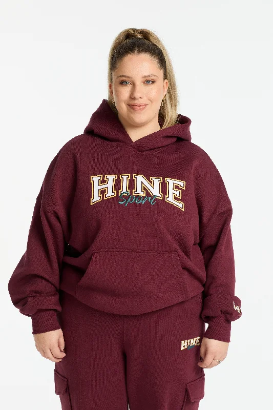 VARSITY 2.0 HOODIE BURGUNDY Adventure