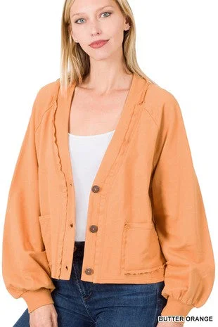 Dusty Blush Cardigan Cool Women's Distressed