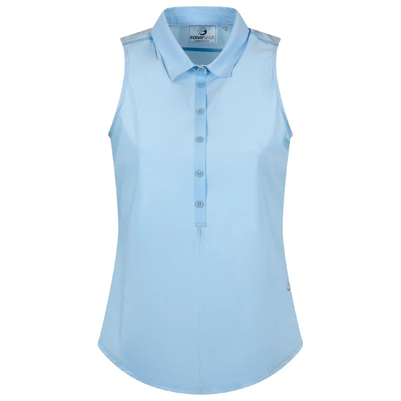 Womens Core 3.0 Sleeveless Polo Placid Blue - 2025 Business
