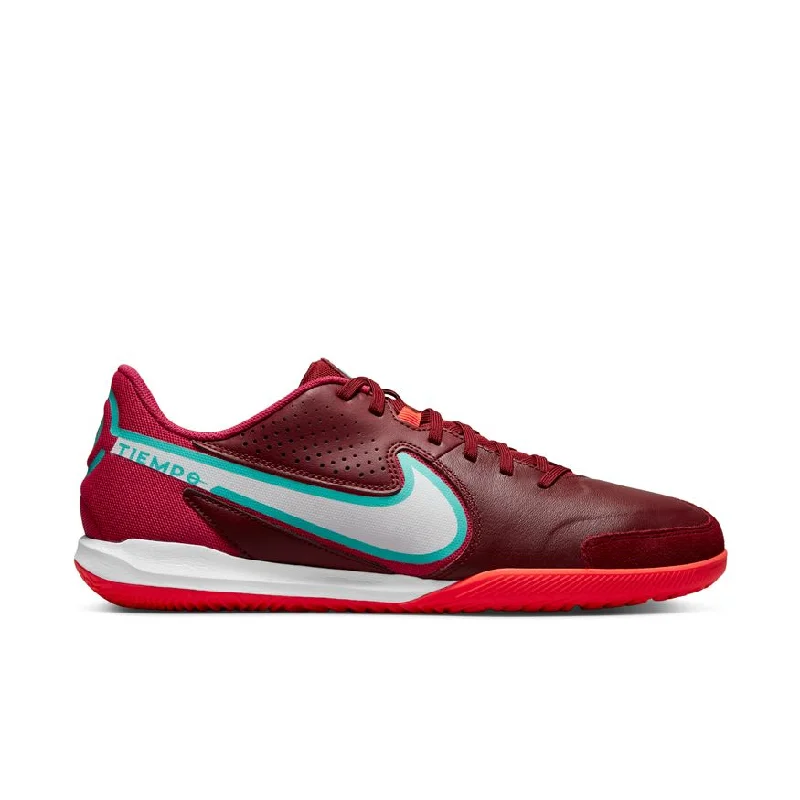 Nike Tiempo Legend 9 Academy IC-TEAM RED/WHITE-MYSTIC HIBISCUS Sporty Women's Athleisure 