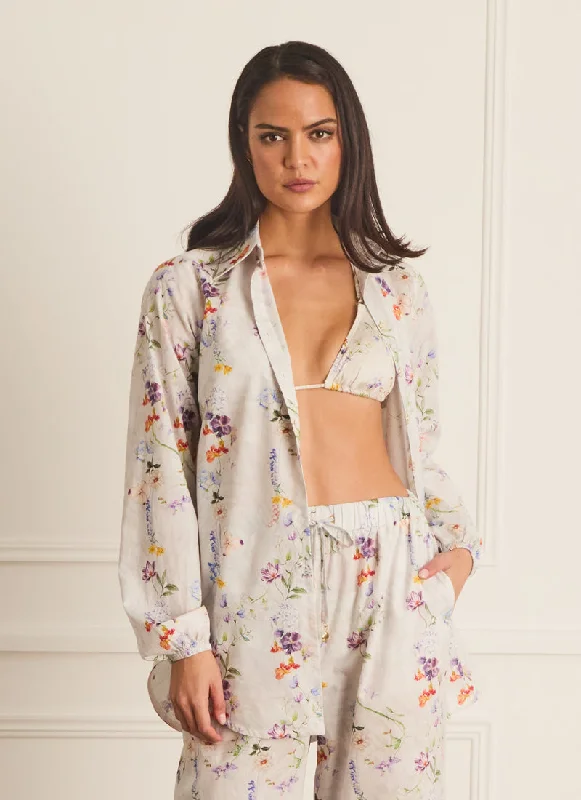 Moonflower Odilia Beach Shirt Traditional Women's Wool