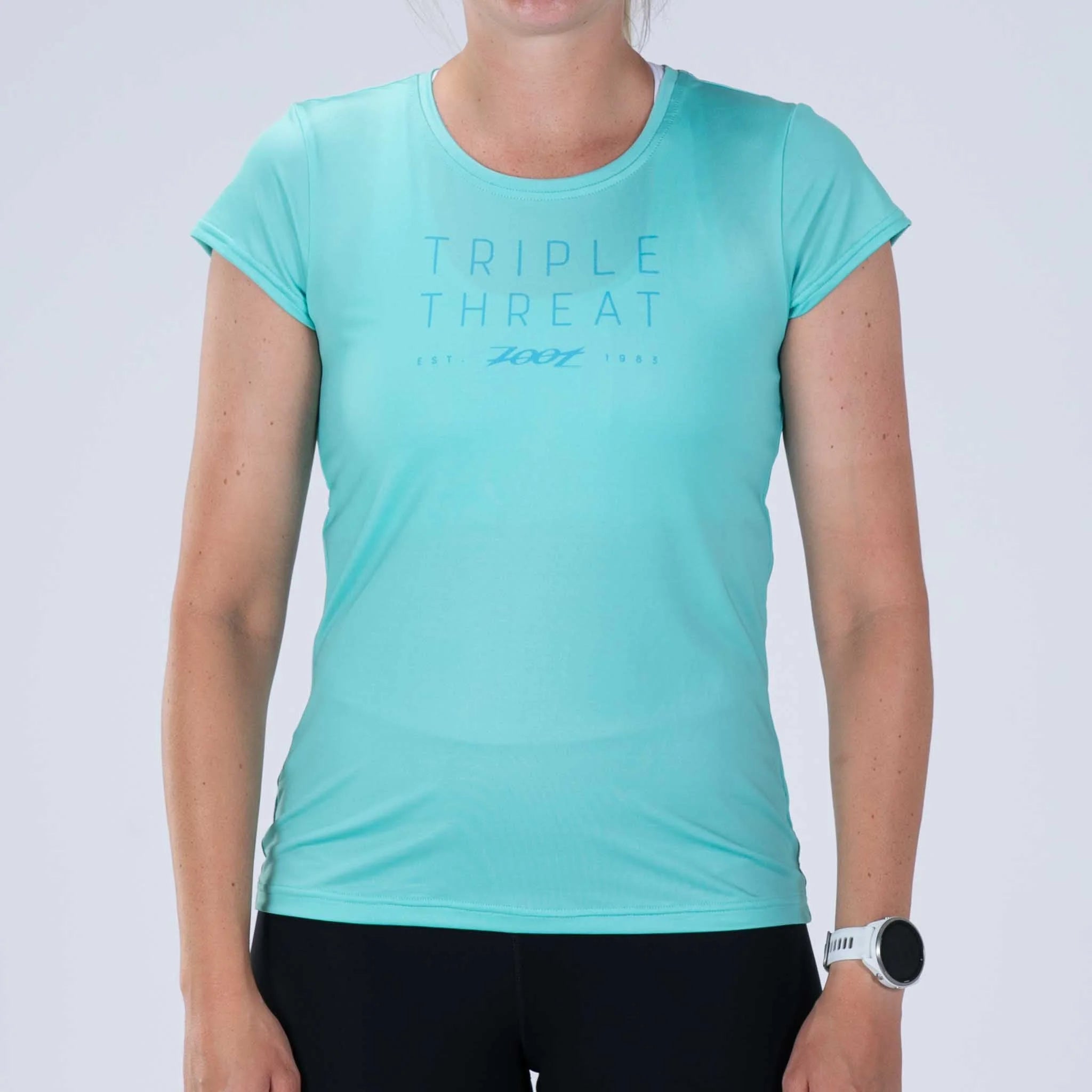 ZOOT Women's Ltd Run Tee - Triple Threat Australian Beach