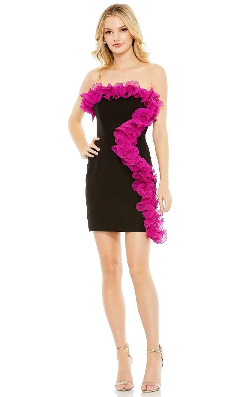 Ieena Duggal 49642 - Ruffle-Detailed Short Sheath Dress Practical Women's Quick - dry Ieena Duggal 49642 - Ruffle-Detailed Short Sheath Dress Practical Women's Quick - dry