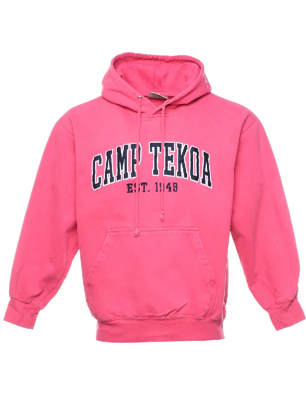 Pink Camp Tekoa Printed Hoodie - M Contemporary 