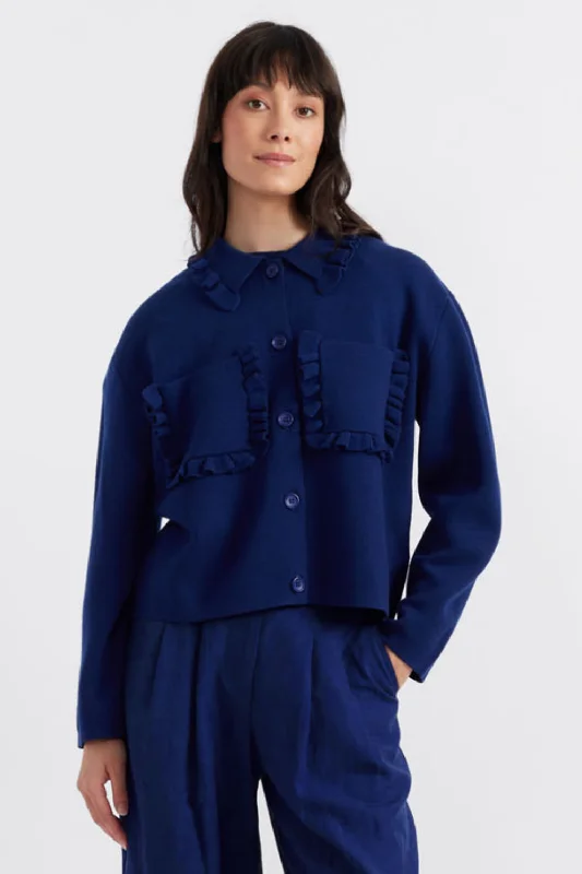 Blue Merino Sea Breeze Jacket performance