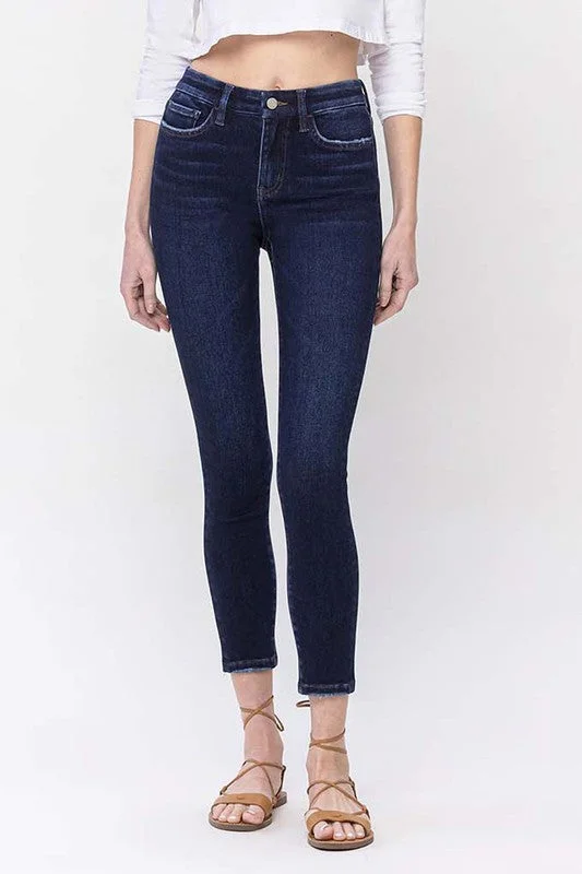 High Rise Ankle Skinny Jeans Cool Women's Skate