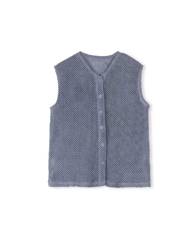 V-Neck Crocheted Vest Adventure