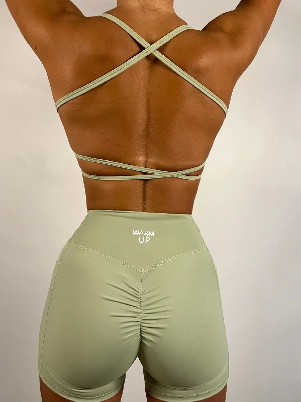 Matcha Green Backless Scandinavian