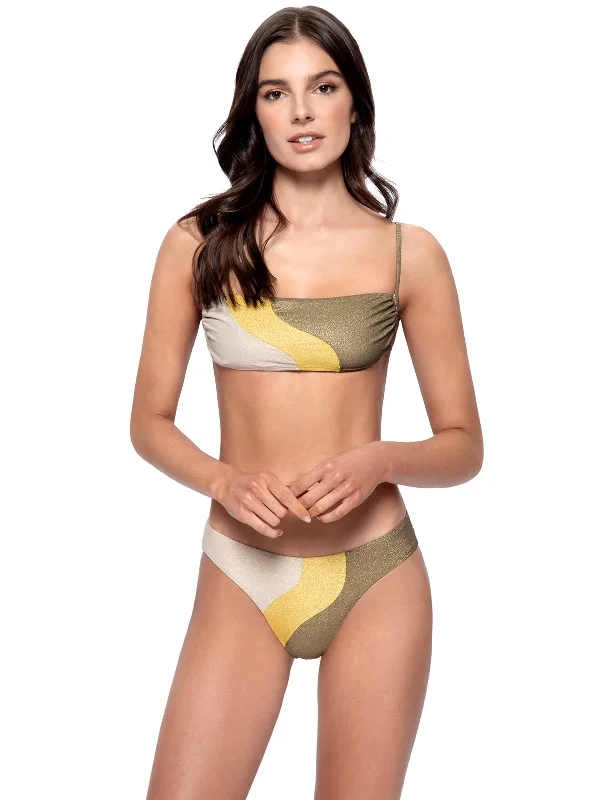 SALE PQ Swim Haven Luna Wave Top Preppy Women's College